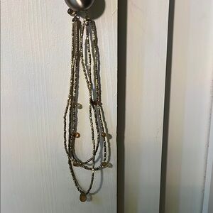 Elegant Gold Beaded Necklace